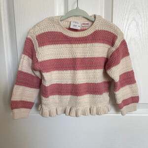 Zara Colorblock Knit Sweater Baby Girl 12-18 Months